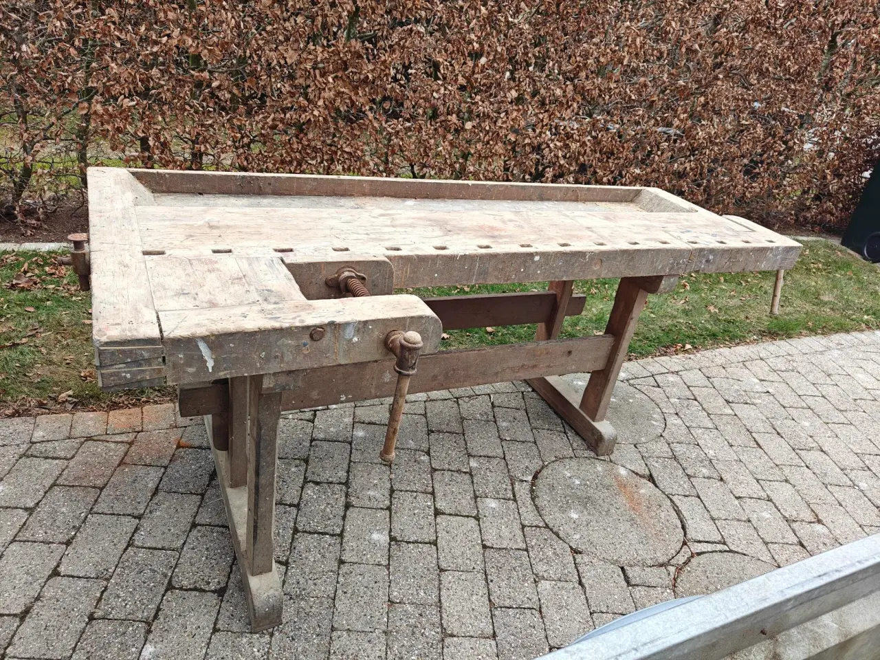 Billede 1 - Snedker høvlebænk/bord