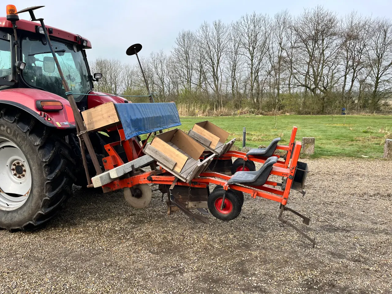 Billede 1 - 2 rækkers plantemaskine