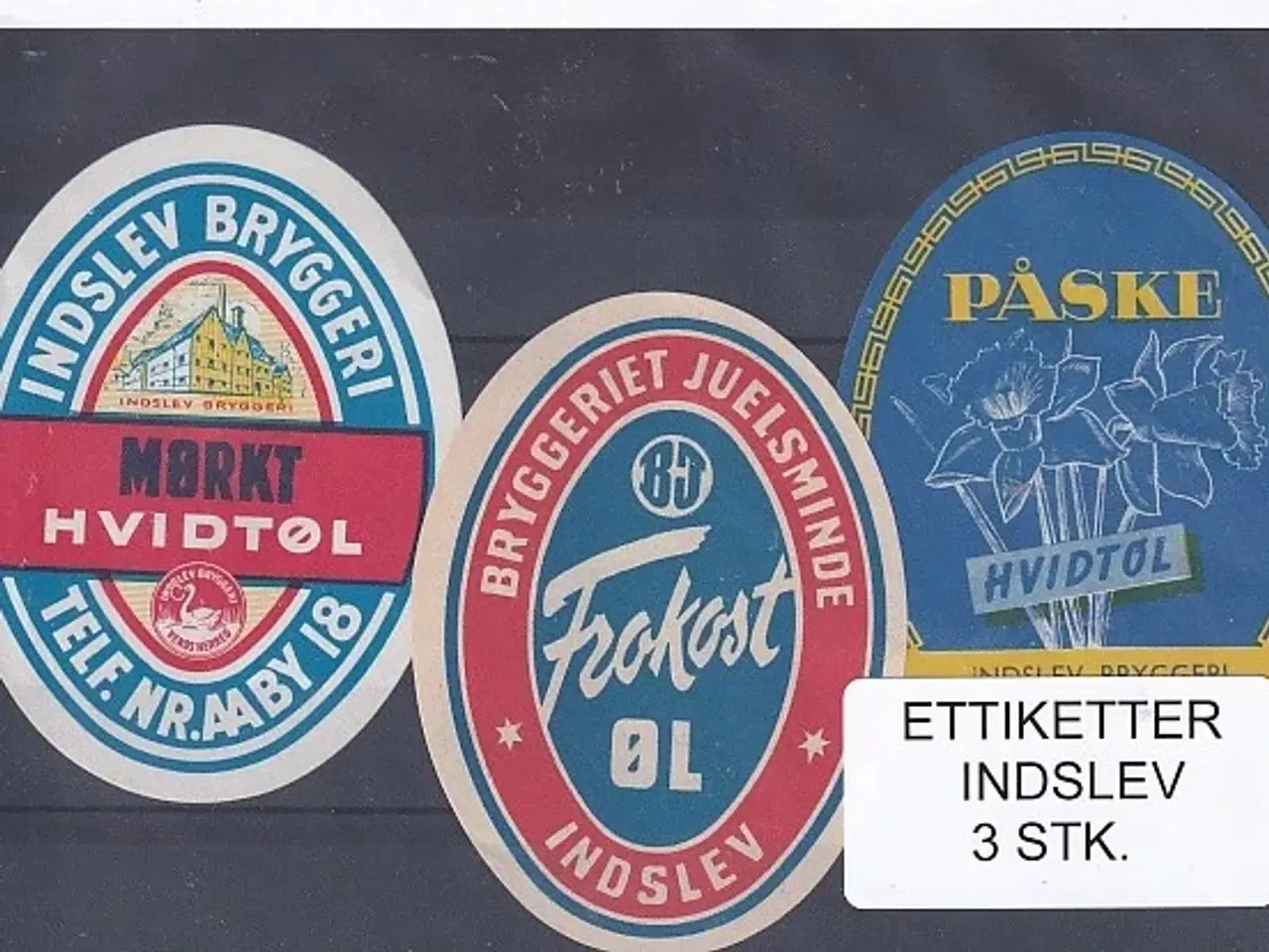 Billede 1 - Etiketter - Indslev 3 Stk.