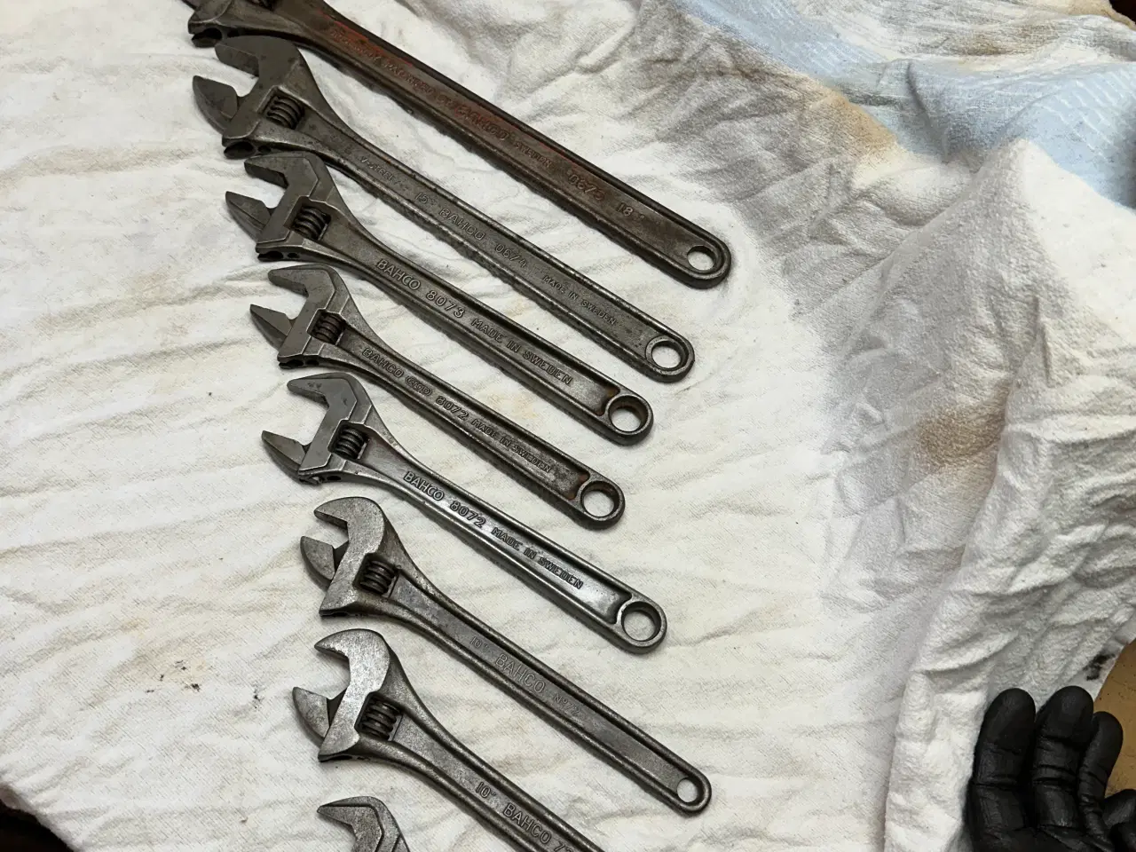 Billede 1 - 8 stk. Bahco svensknøgler / skiftenøgler