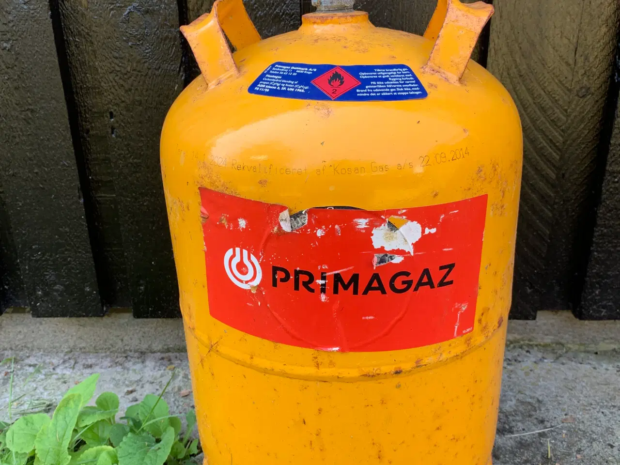 Billede 3 - Tomme stål-gasflaske, spar panten
