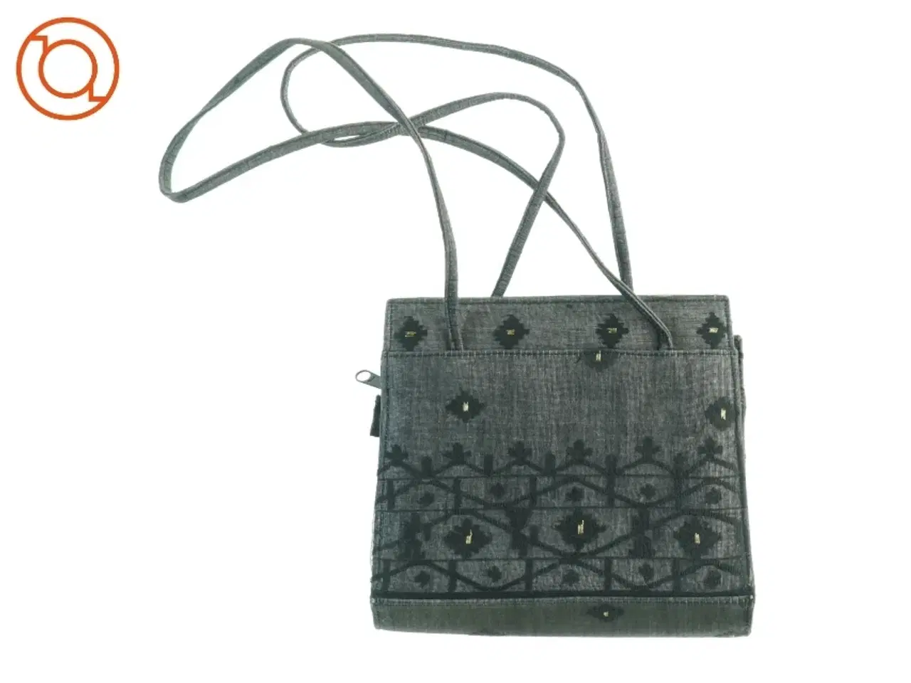 Billede 1 - Broderet taske (str. 20 x 18 cm)