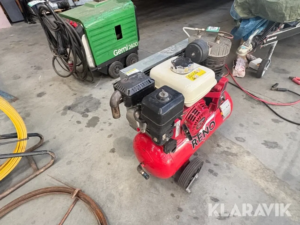 Billede 3 - Kompressor med Honda motor Reno Honda GX160