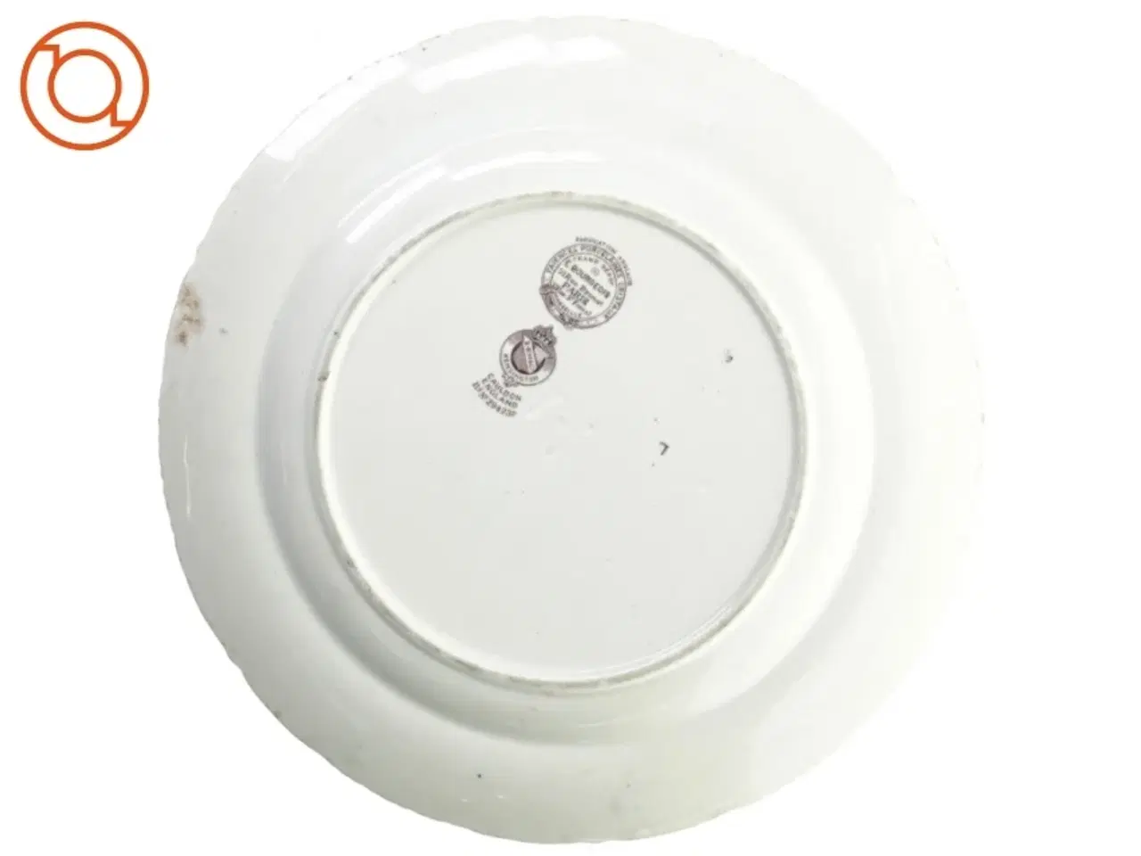 Billede 2 - Gammel tallerken fra E. Bourgeois. Diameter 26 cm.