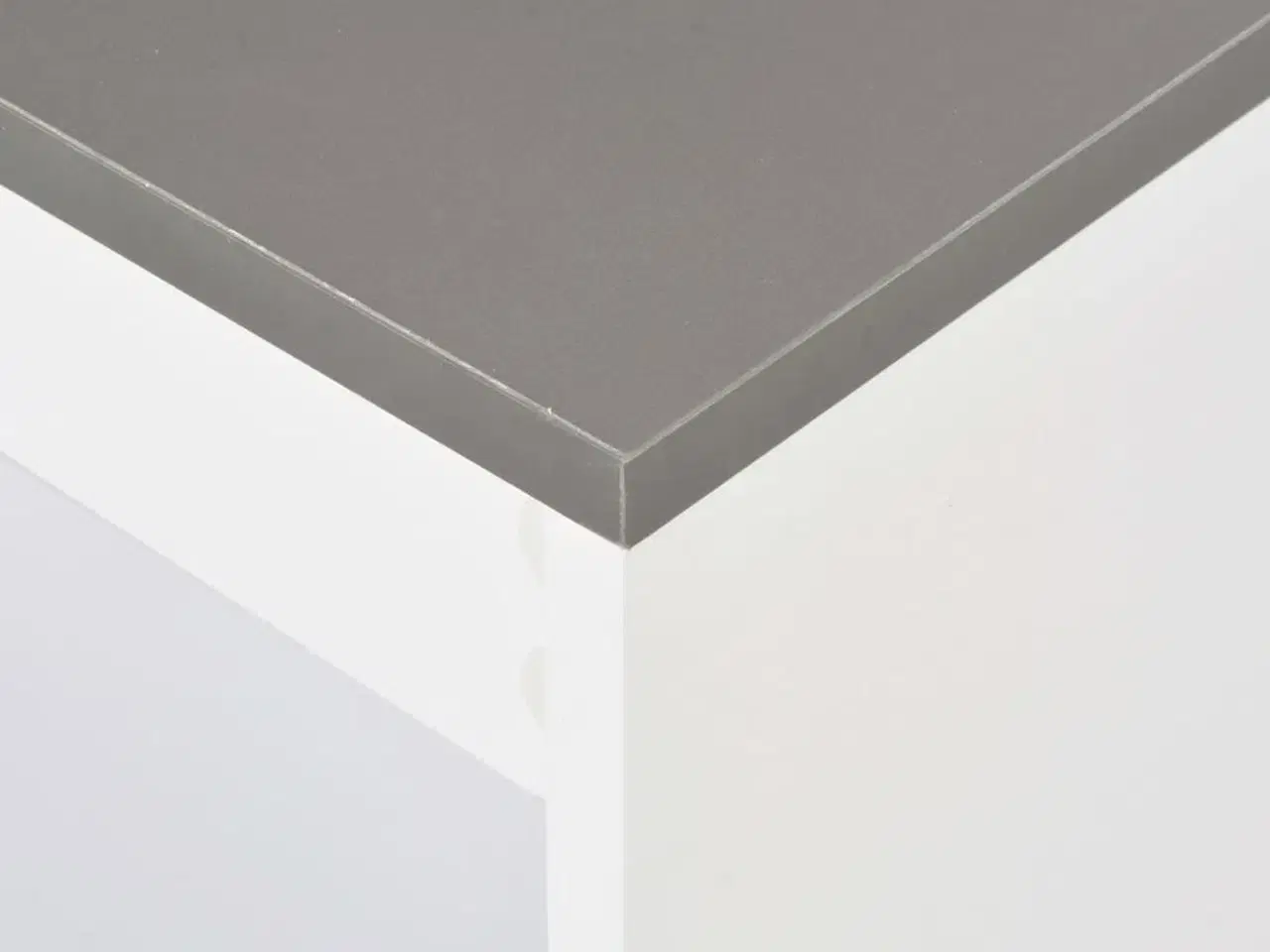 Billede 2 - Barbord med hylde 110x50x103 cm hvid