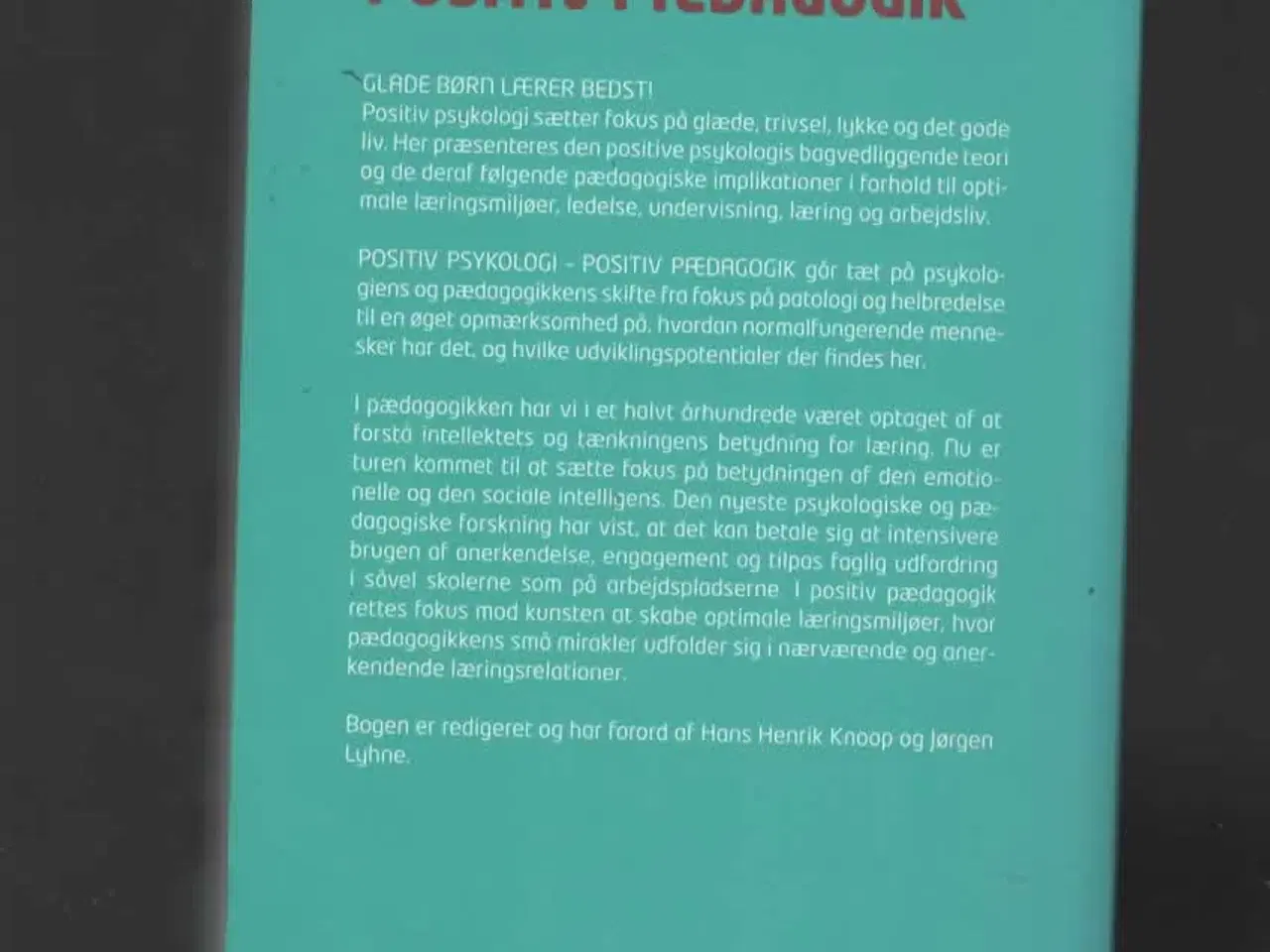 Billede 2 - positiv psykologi