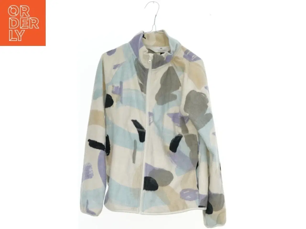 Billede 1 - Fleecejakke med mønstret design fra H&M (str. 140)