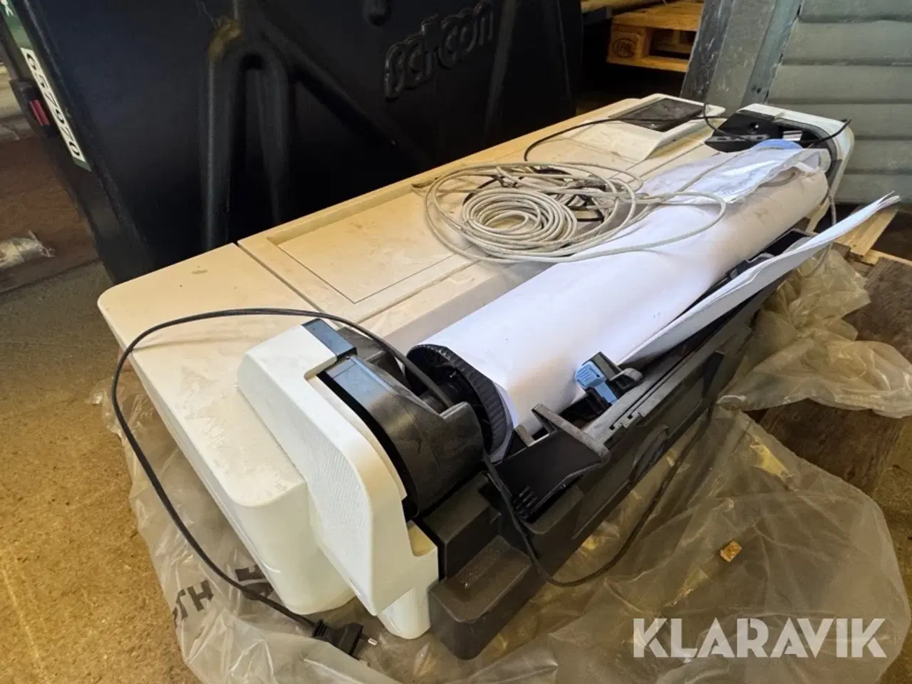 Billede 11 - Storformat printer - Transportkasse HP DesignJet T125 24” Plotter