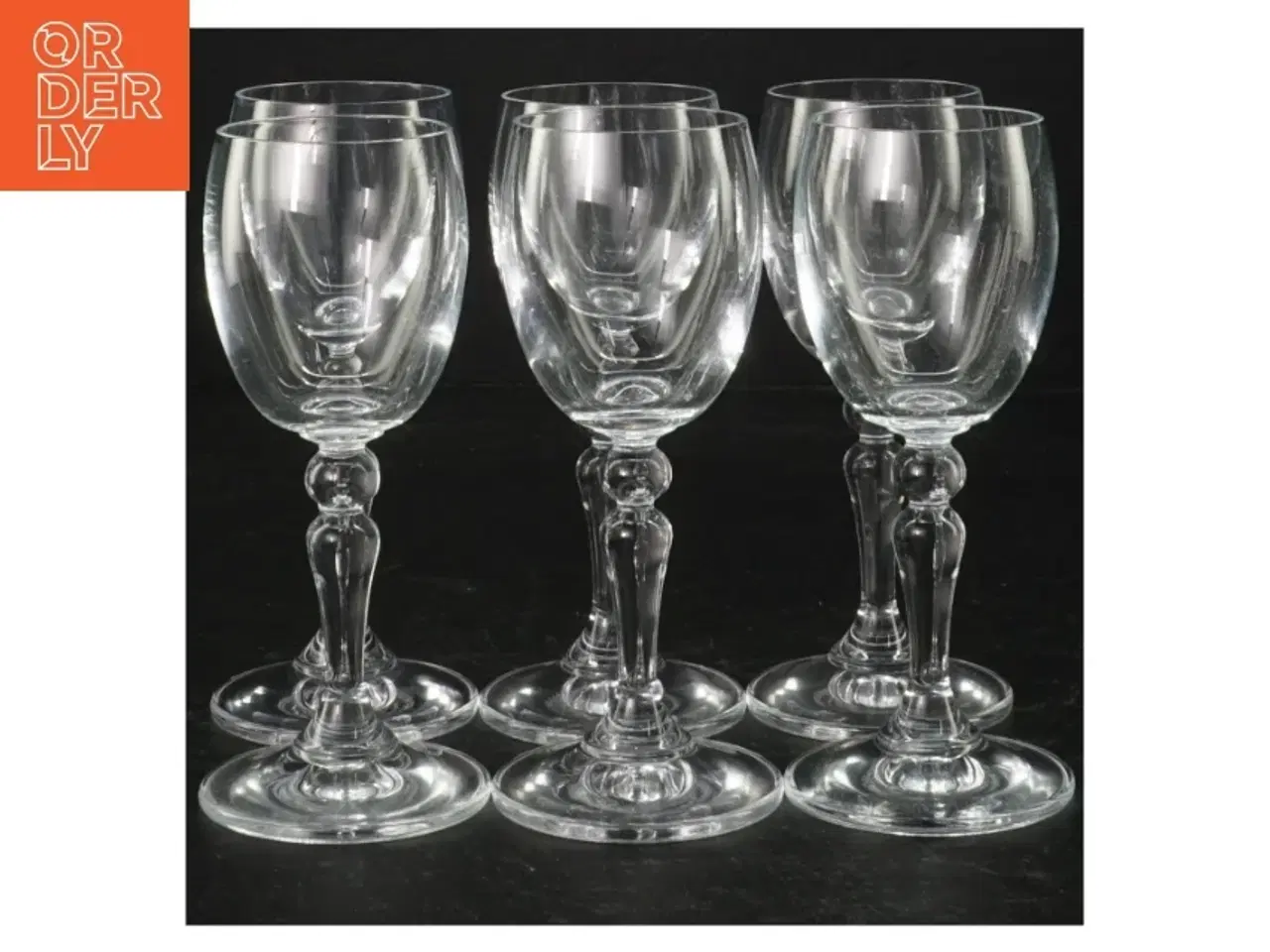 Billede 1 - Vinglas (str. Ø 5 cm h 13 cm)