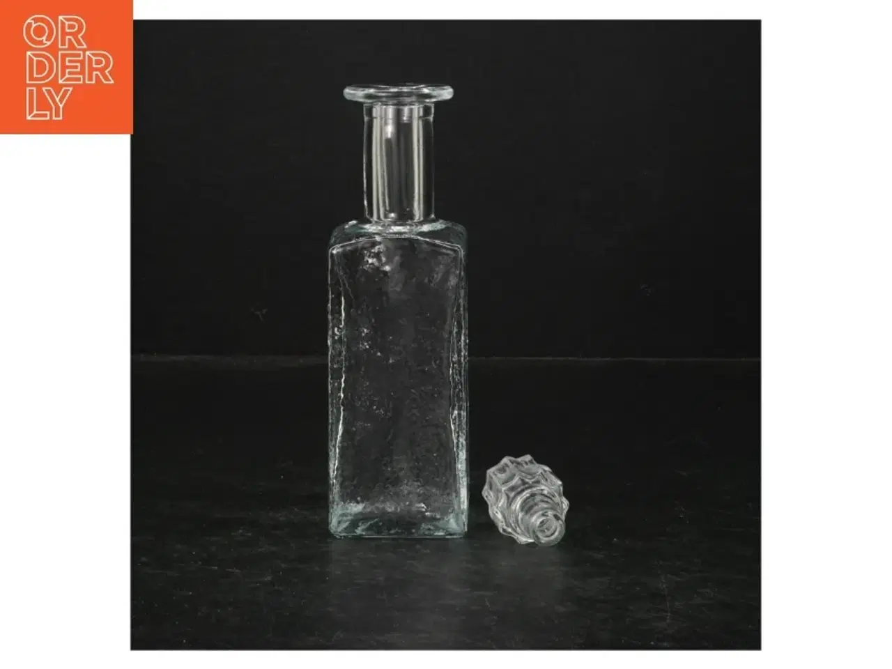 Billede 2 - Glasparfumeflaske med prop (str. 19 cm)