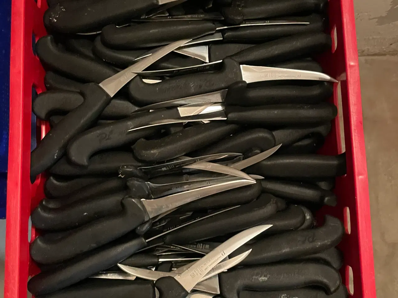 Billede 8 - Brugte slagter knive rigtig skarpe 4 stk for 100kr