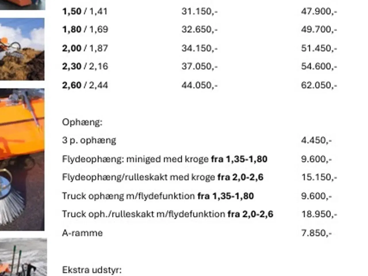 Billede 15 - Tuchel Plus 590 135-260 cm.