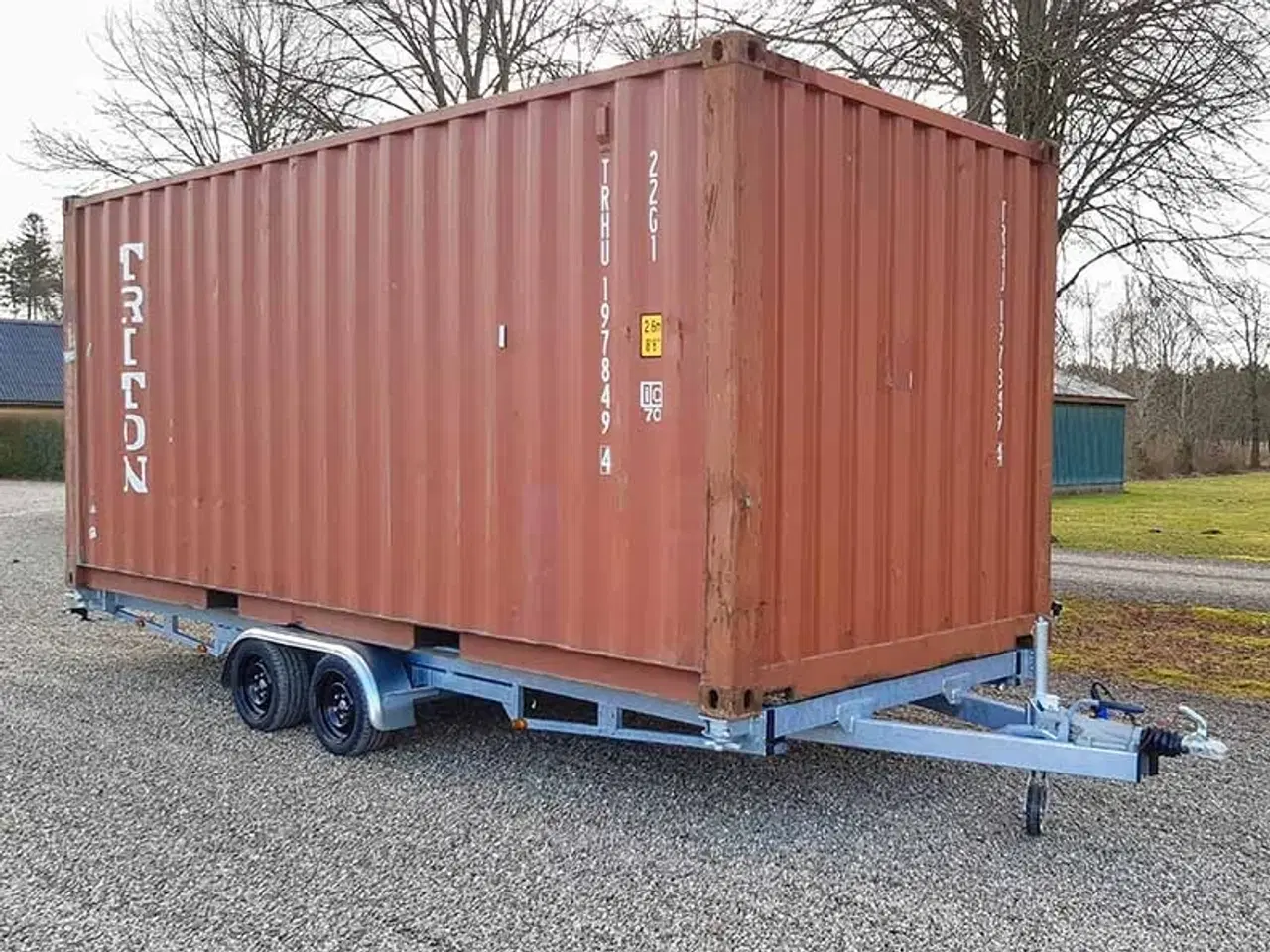 Billede 7 - Vlemmix containertrailer 10 fod - 2 X 1800 kg