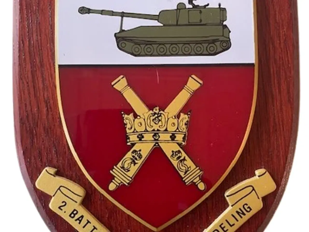 Billede 1 - Militær skjold fra nedlagt regiment