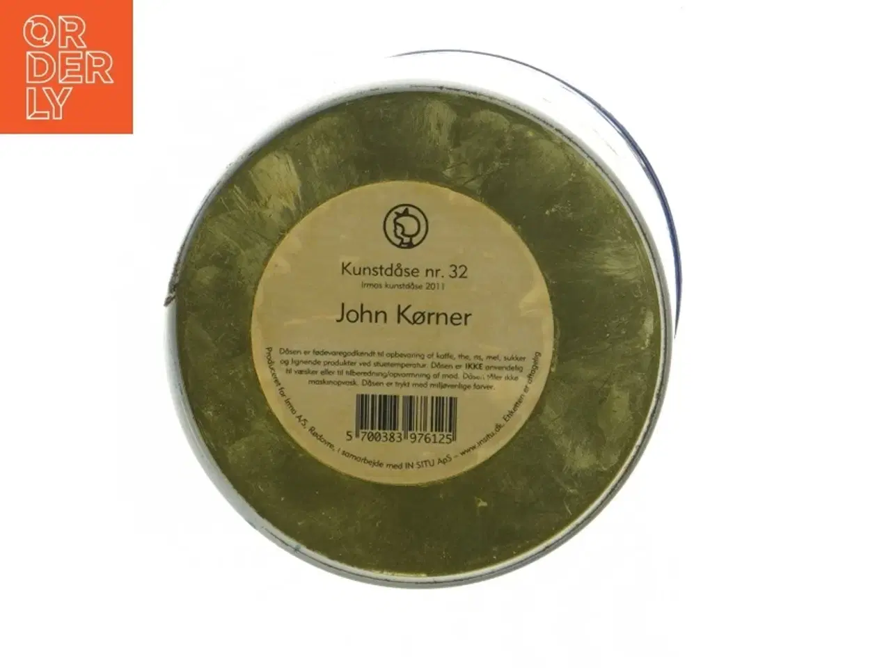 Billede 4 - Dekorativ opbevaringsdåse fra Irma (str. Ø. 11,5 cm. længde, 15 cm)