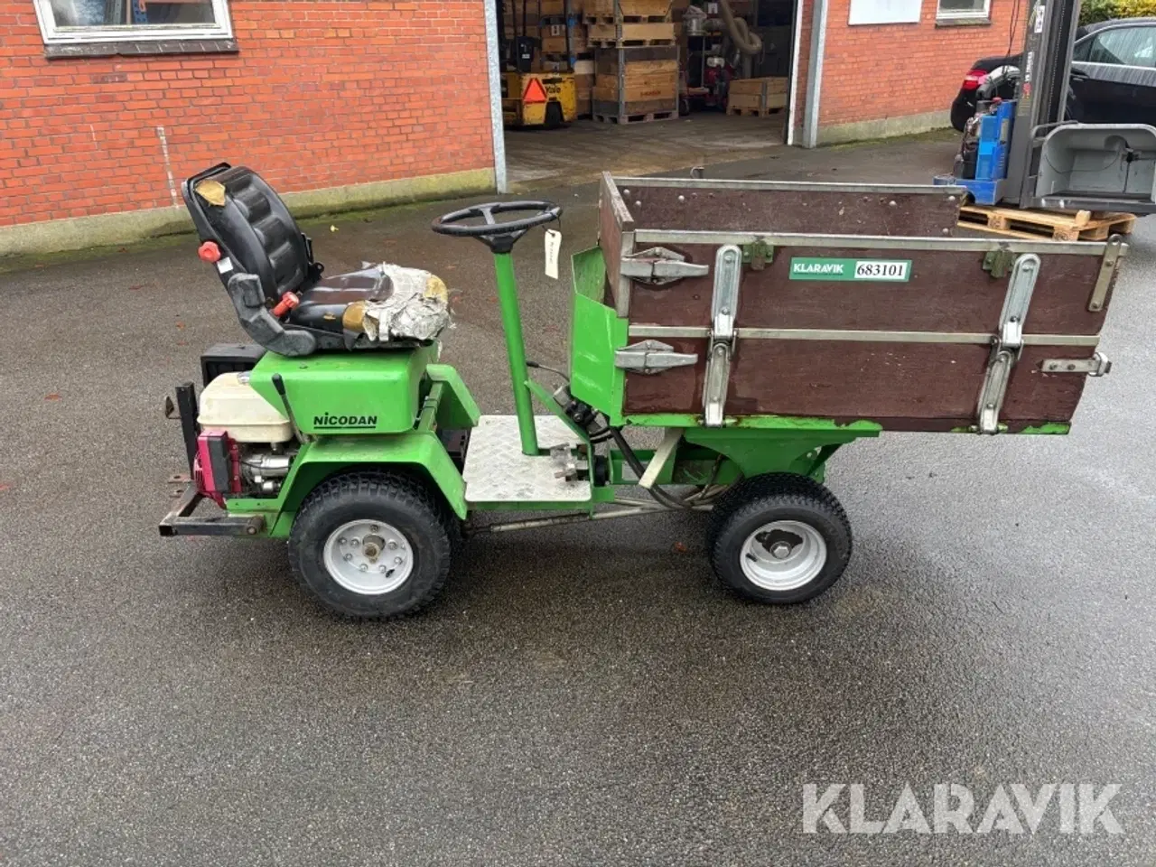 Billede 8 - Mini Dumper Nicodan 450 H med hydraulisk tiplad