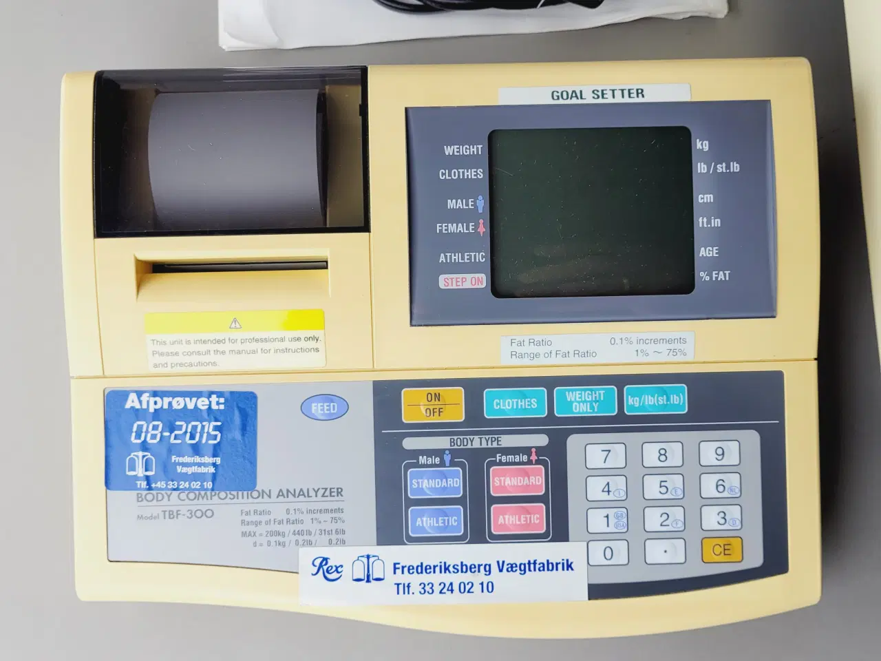 Billede 3 - ⭐️· 🤩 Tanita TBF-300 Professionel Kropsanalysevæg