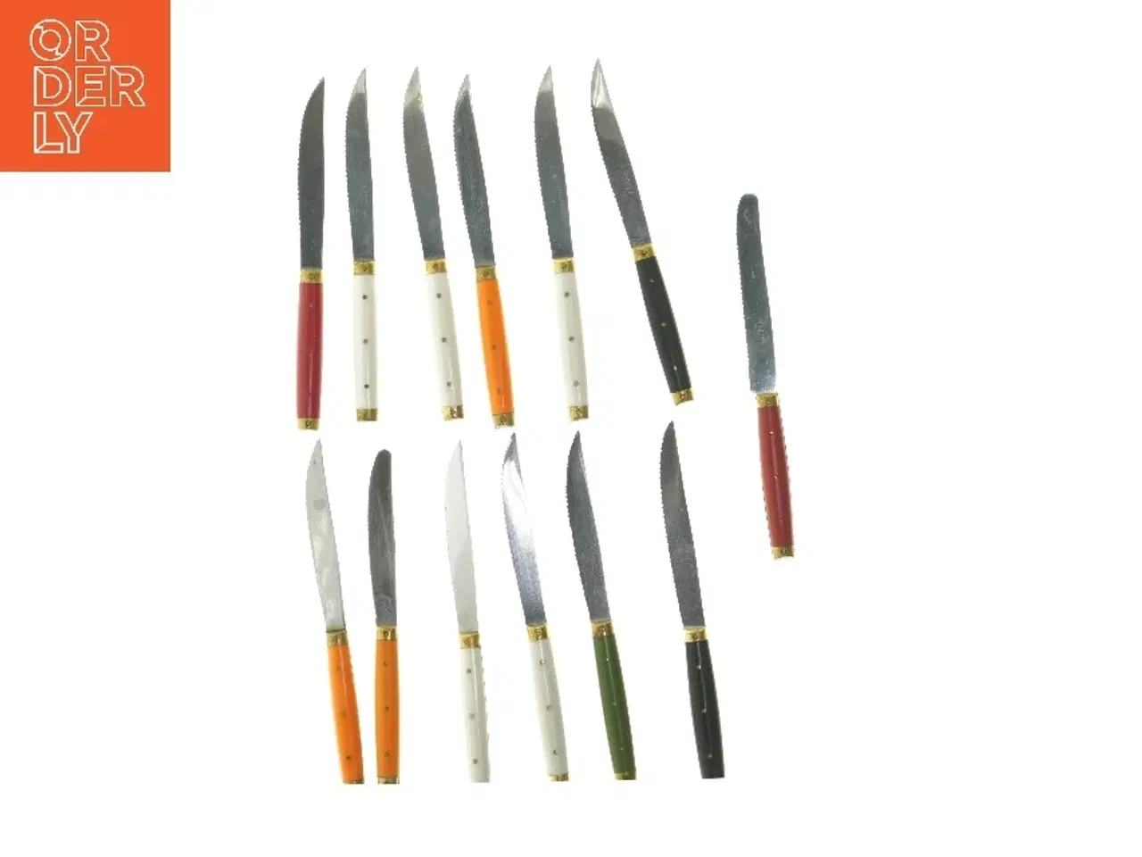 Billede 1 - Franske retro knive af mærket Melron (str. 13 stk 22,5 cm)