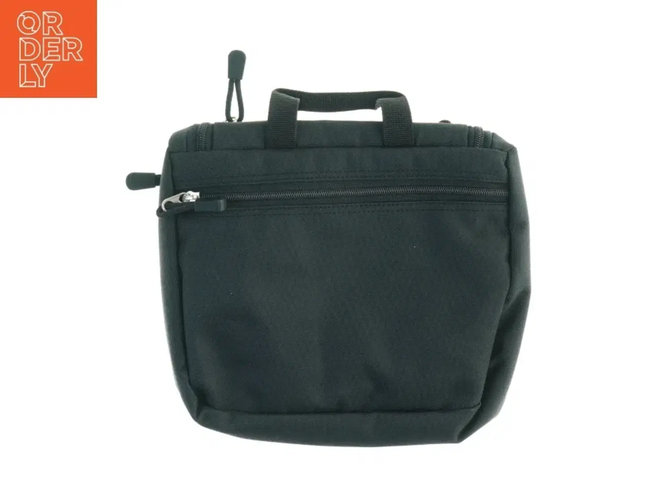 Billede 3 - UBRUGT Sort Rejse Toilet taske med Hængekrog og spejl fra Eurobag (str. 20 x 22 cm)