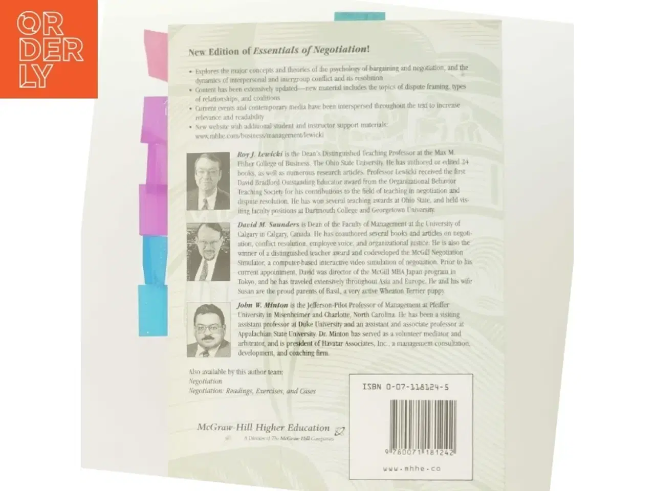 Billede 3 - Essentials of Negotiation (Bog)