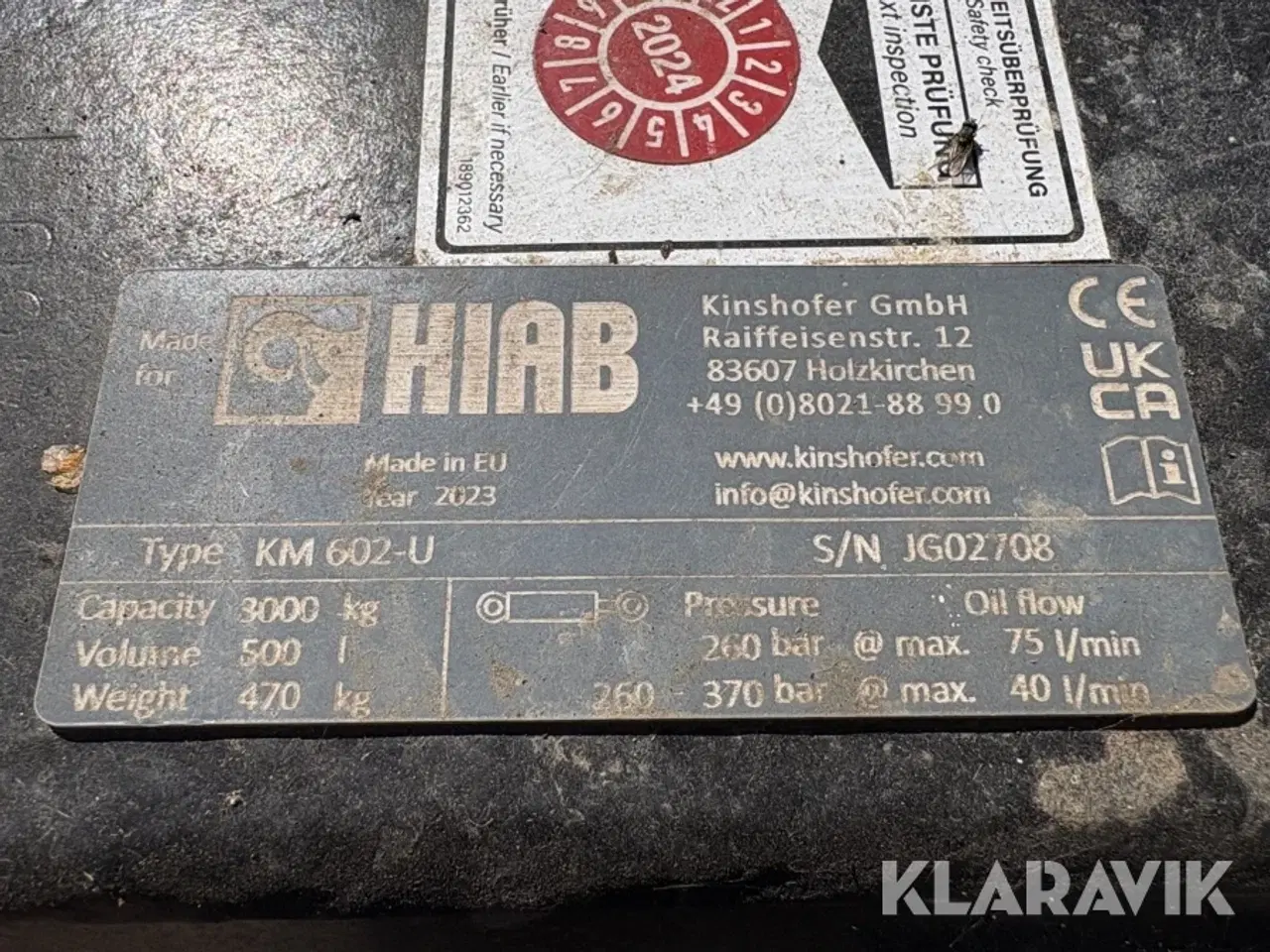 Billede 5 - Grab Sawo HIAB KM 602-U