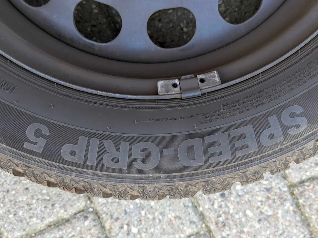 Billede 4 - 4 stk vinterdæk på stålfælge sælges