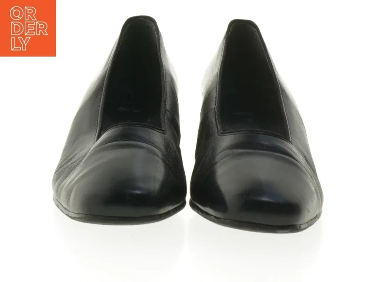 Billede 4 - Sort læder pumps fra Jenny By Ara (str. 37 )