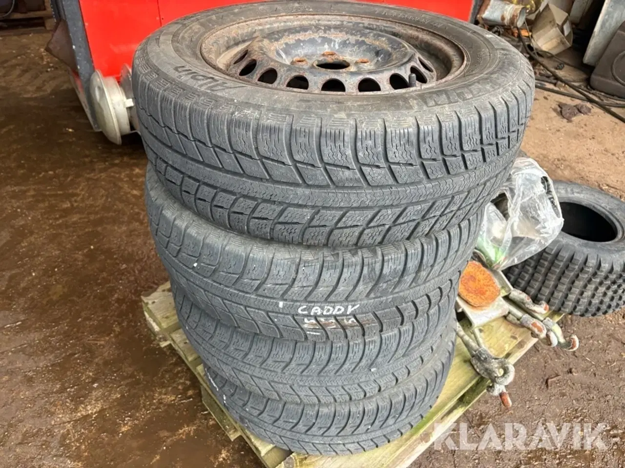 Billede 2 - Dæk med fælg Michelin - 4 styk