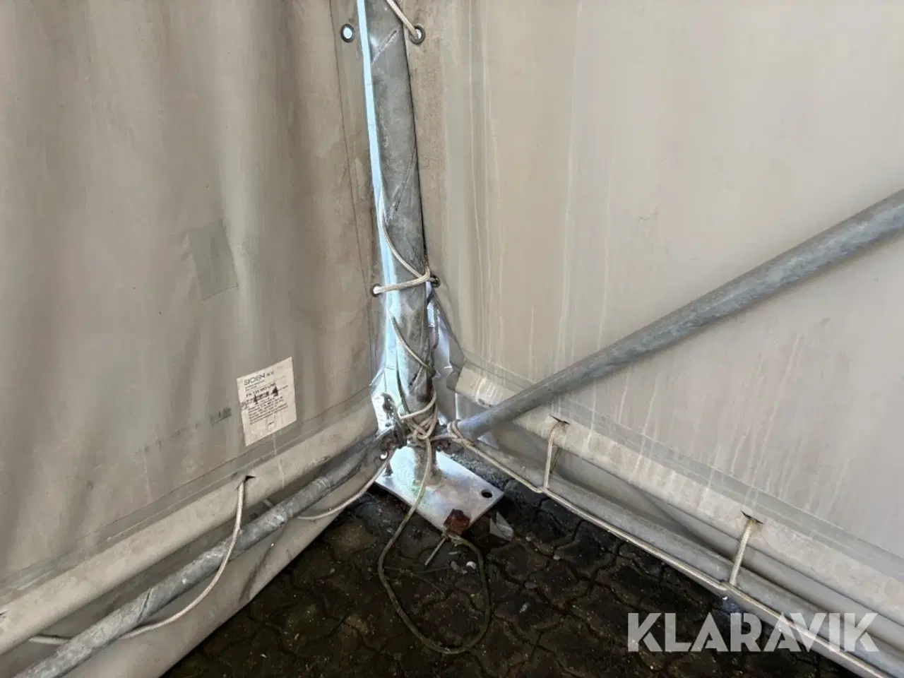 Billede 10 - Lagertelt med port Sioen N. V FR 725 SIO-LINE