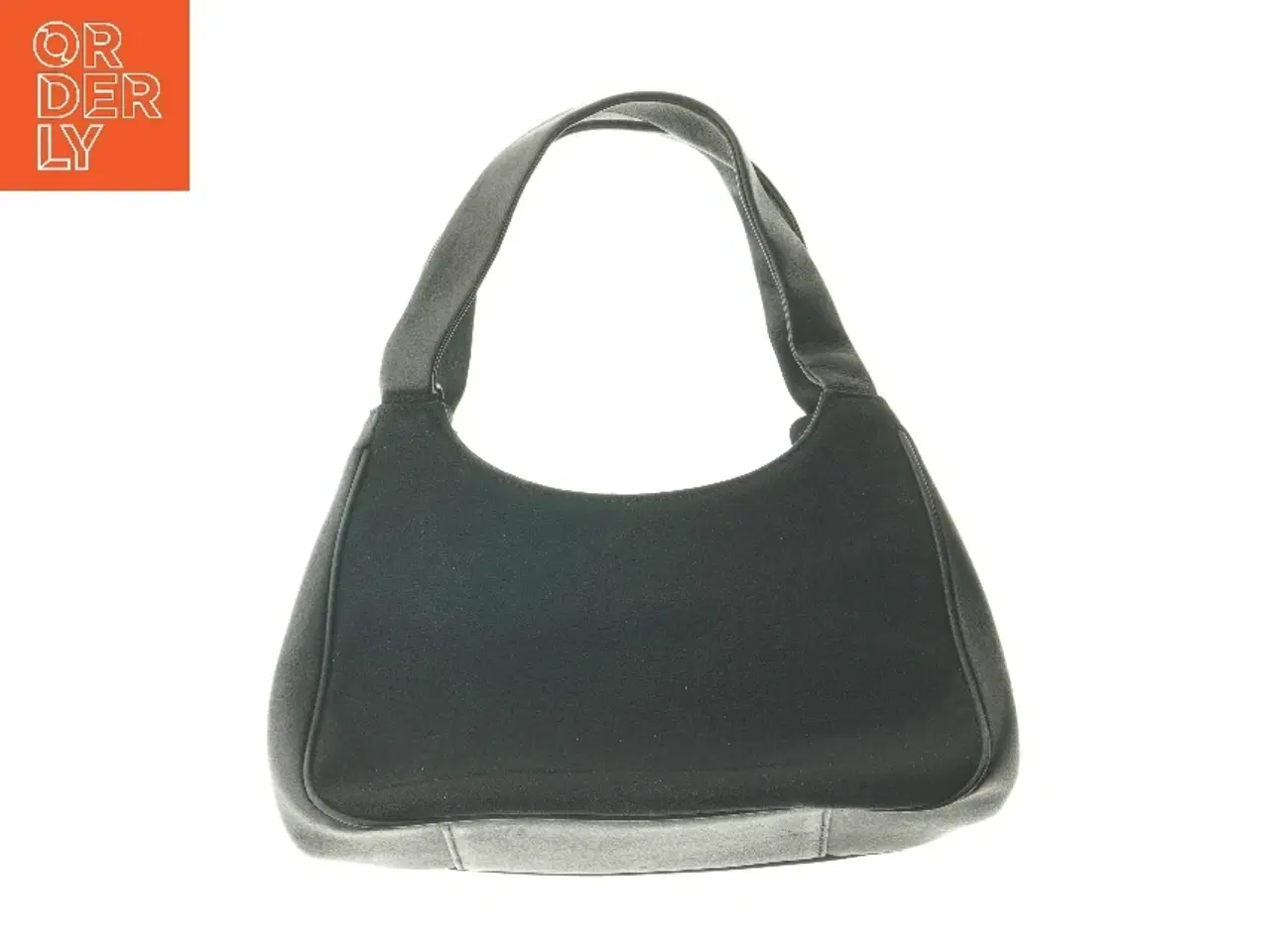 Billede 4 - Sort håndtaske med dekoration fra Brighton (str. 18x28x12 cm)