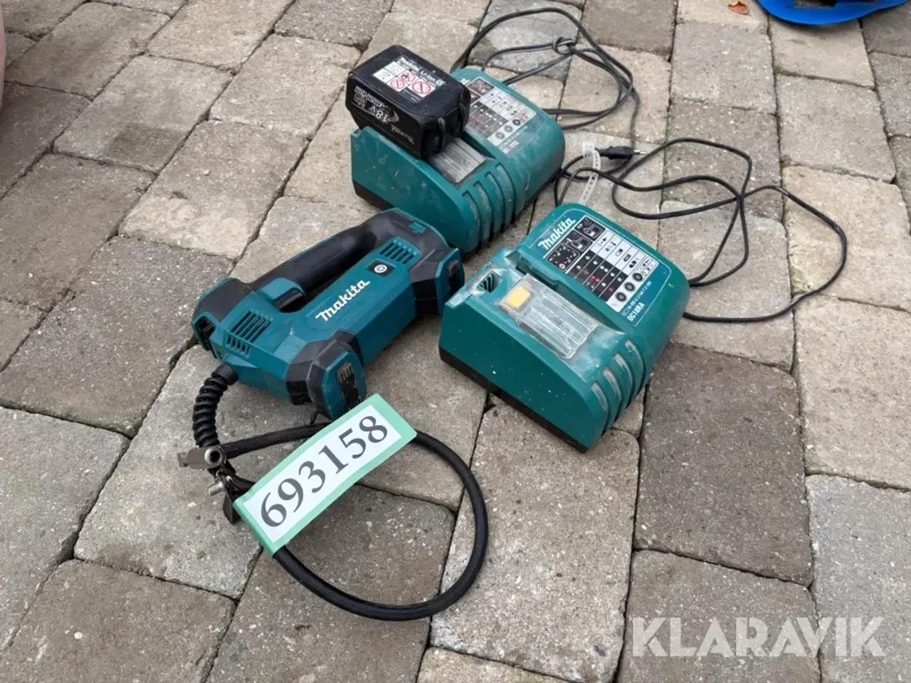 Billede 3 - Kompressor Makita DMP180 - batteridrevet
