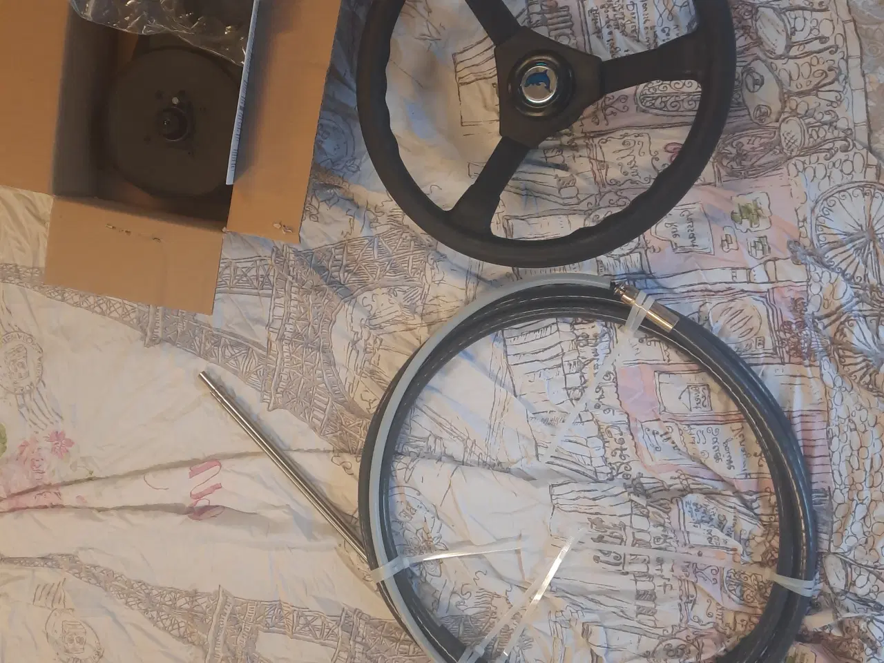 Billede 2 - Rat kabel og gearvælger til båd