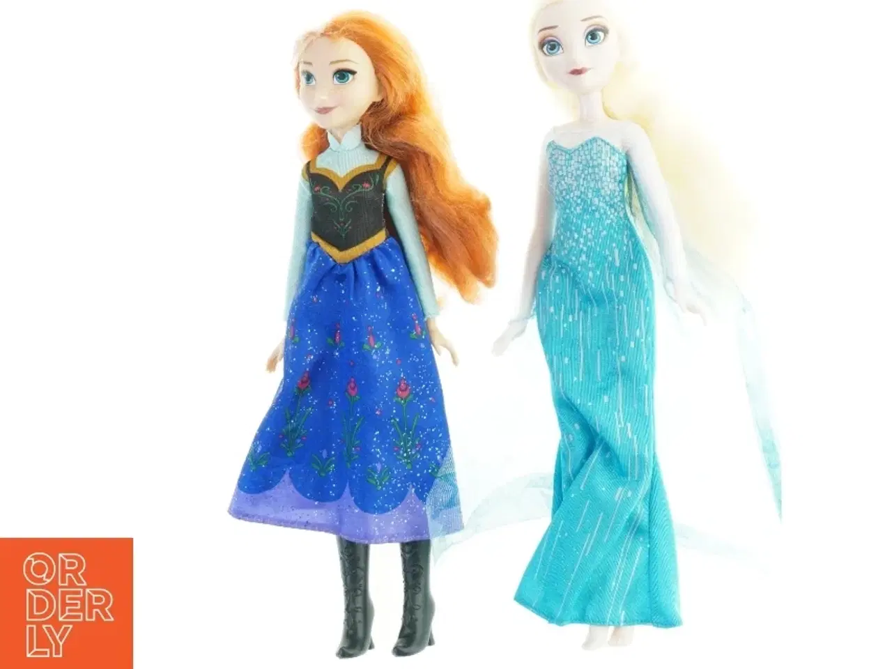 Billede 1 - Dukker med kjoler, Elsa og Anna fra Hasbro (str. 30x7 cm)