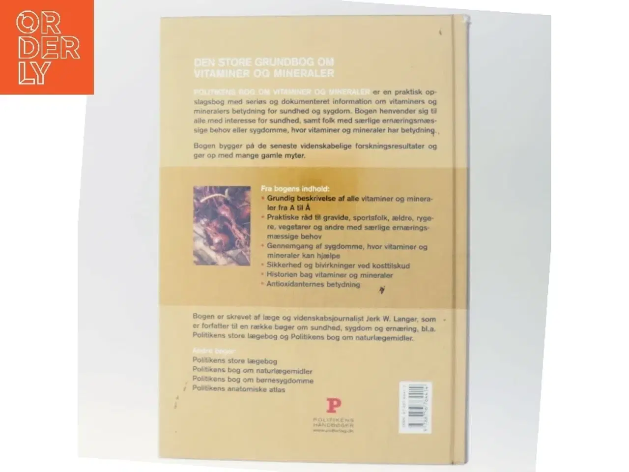 Billede 3 - Politikens bog om vitaminer og mineraler af Jerk W. Langer (Bog)