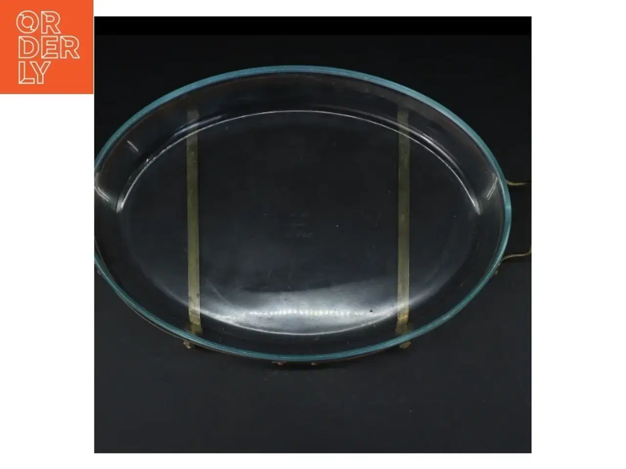 Billede 2 - Fad med messinghåndtag fra Pyrex (str. 35 cm)