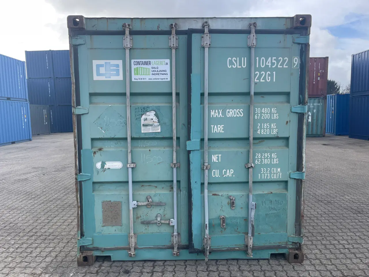 Billede 1 - 20 fods Container - ID: CSLU 104522-9