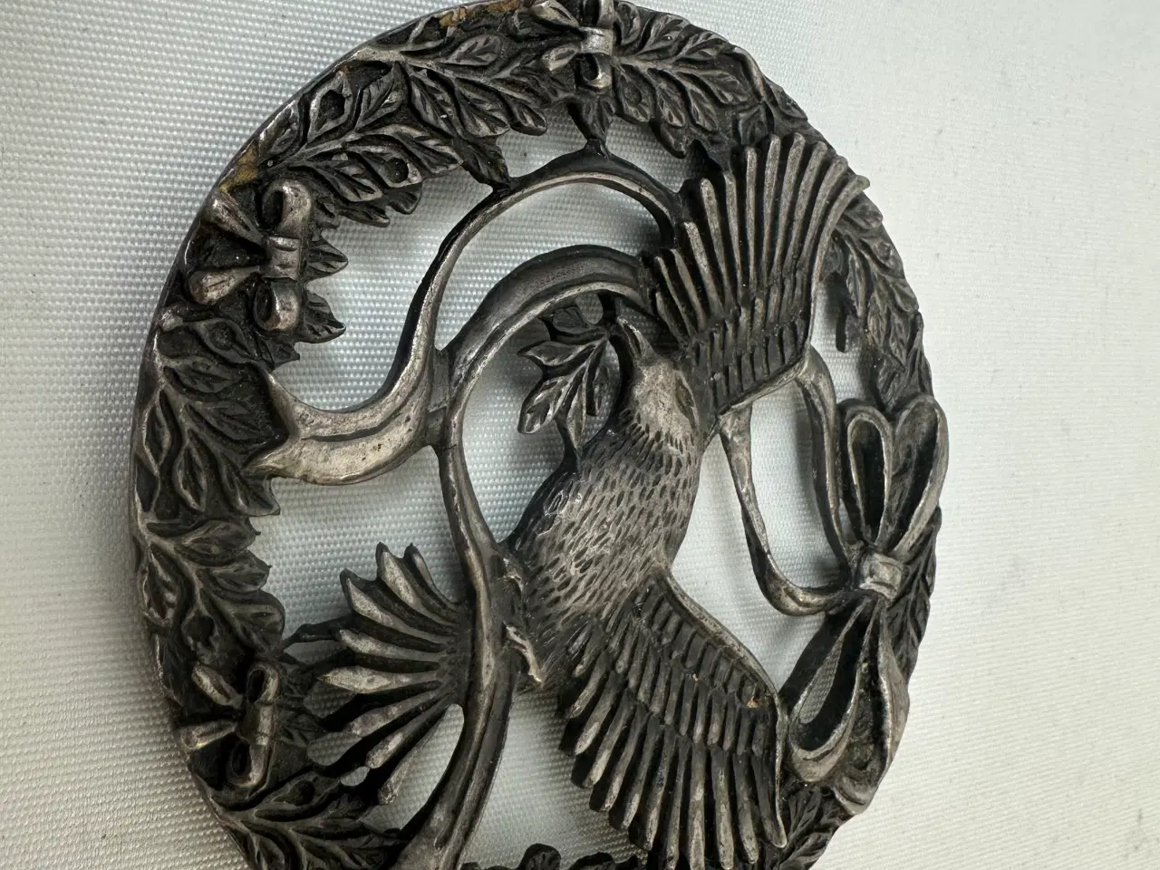 Billede 1 - Vintage broche m. fuglemotiv