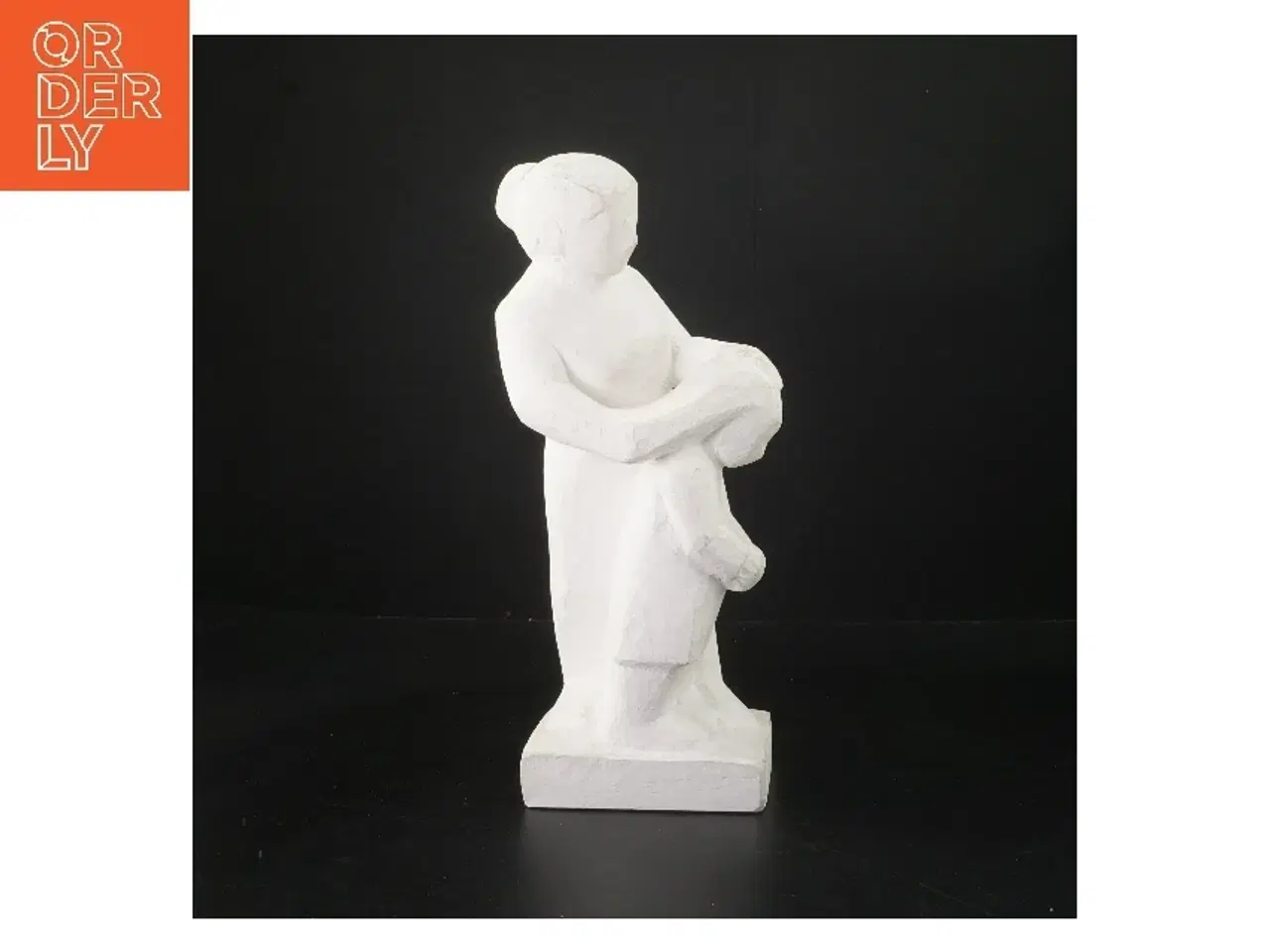 Billede 3 - Gunnar Westman pusle får redt hår skulptur (str. 30 cm)