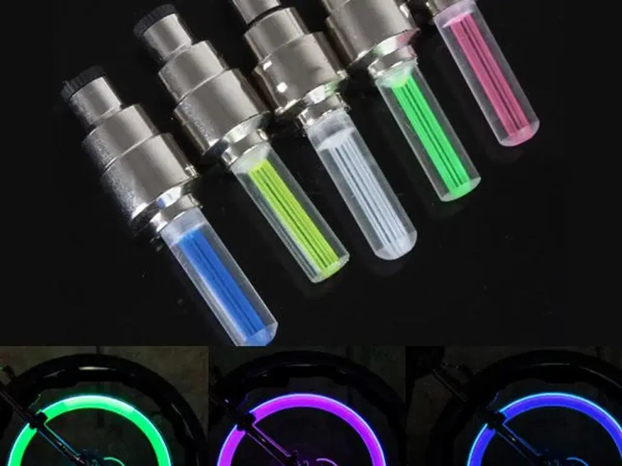 Billede 1 - Ventil LED Lys - 5 Forskellige farver