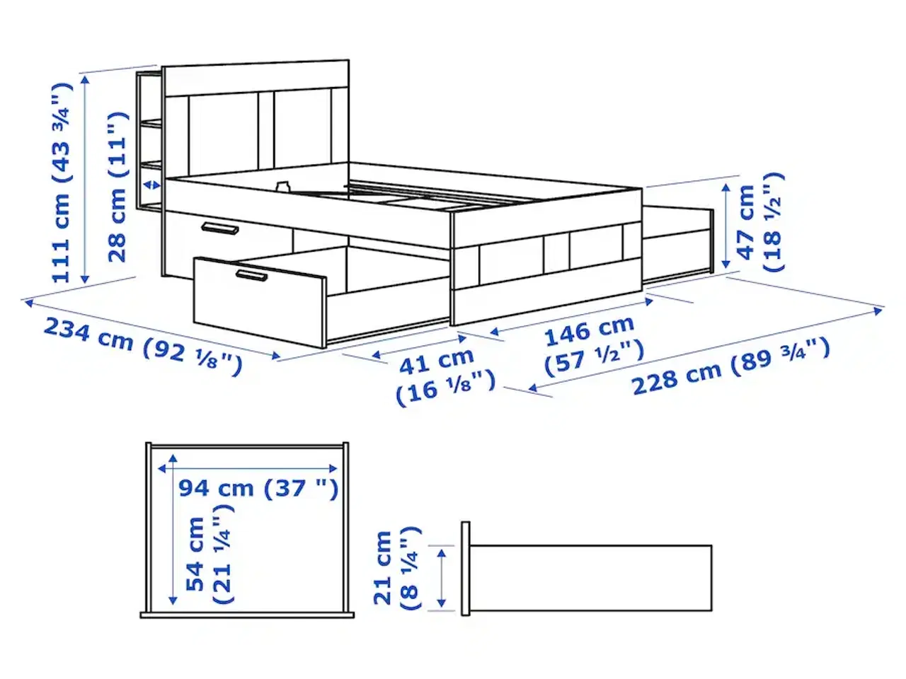 Billede 6 - Seng IKEA BRIMNES