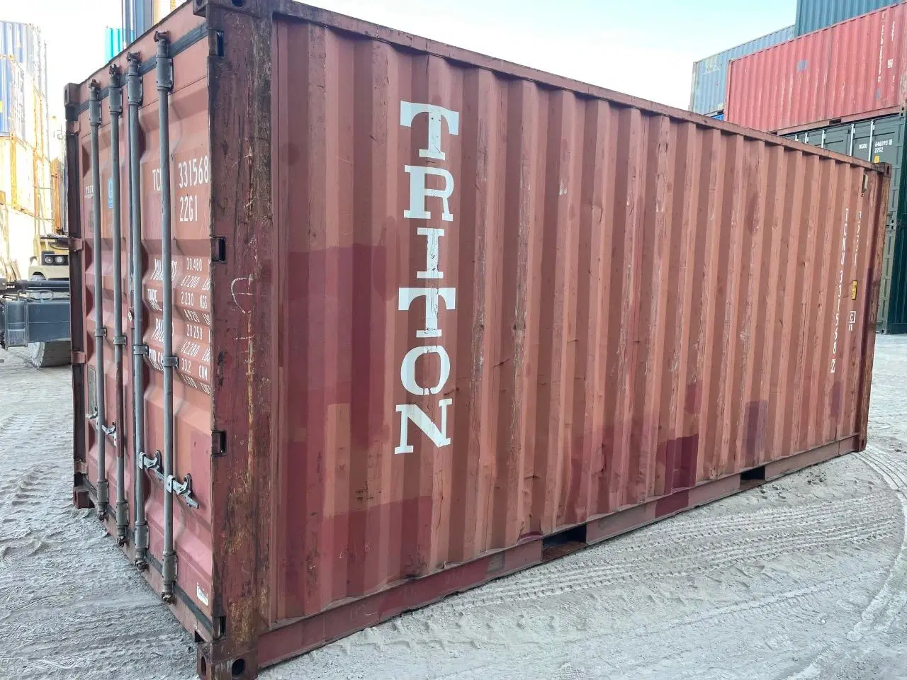 Billede 2 - 20 fods Container- ID: TCKU 331568-2 - Hvidovre