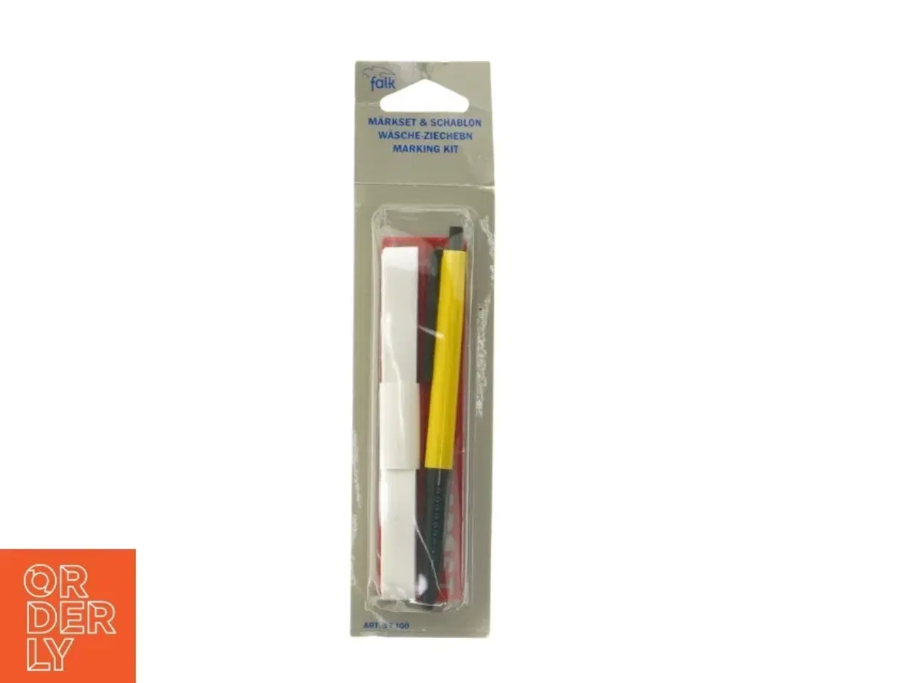 Billede 1 - Mærkesæt med stift og bånd