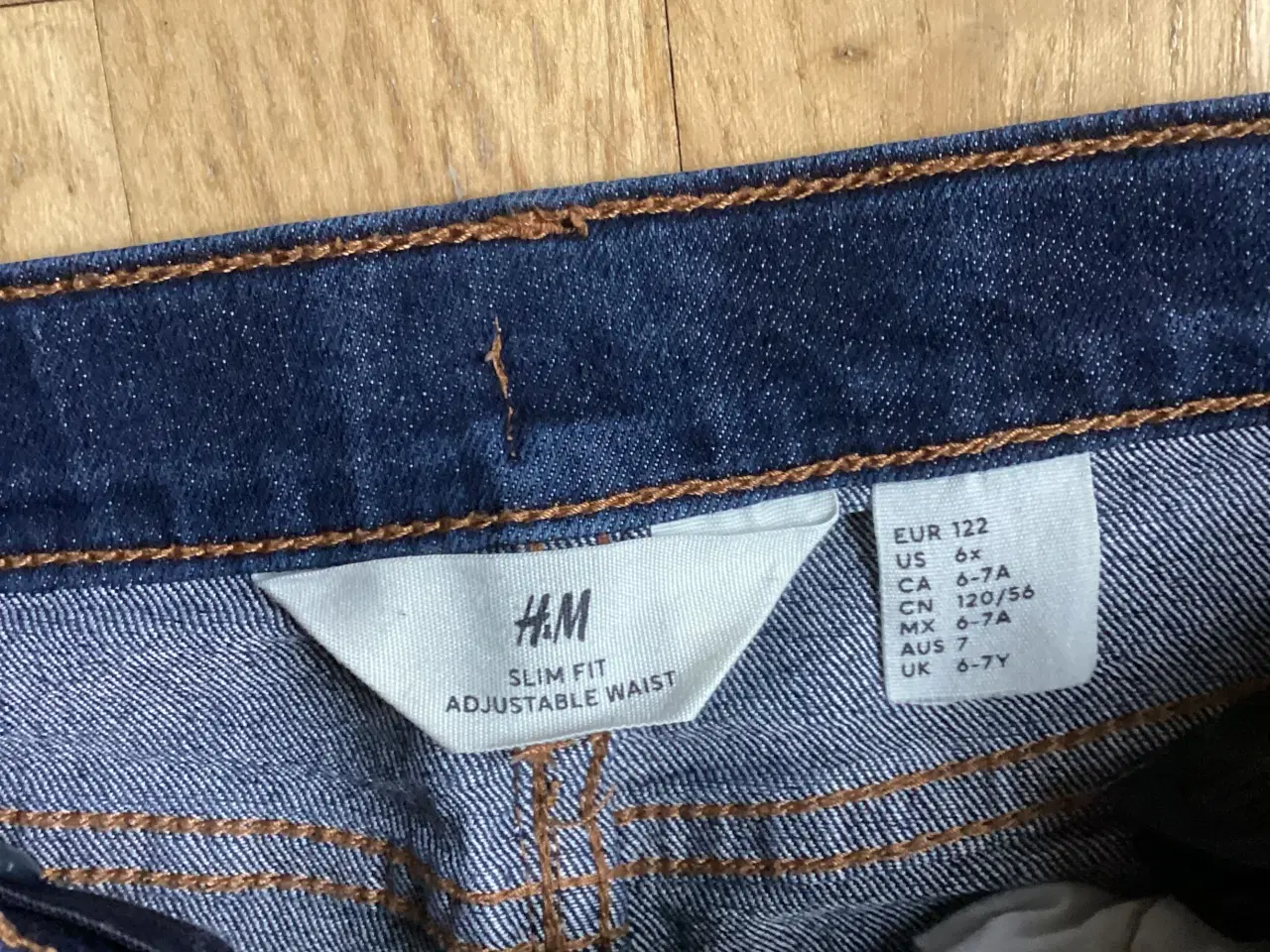 Billede 4 - Mørkeblå denim buks