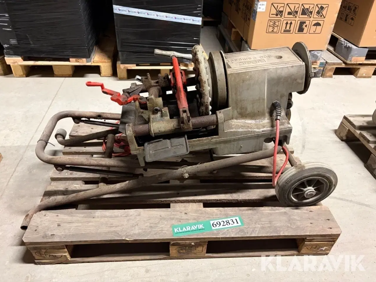 Billede 8 - Rørgevindskæringsmaskine Ridgid 300 compact