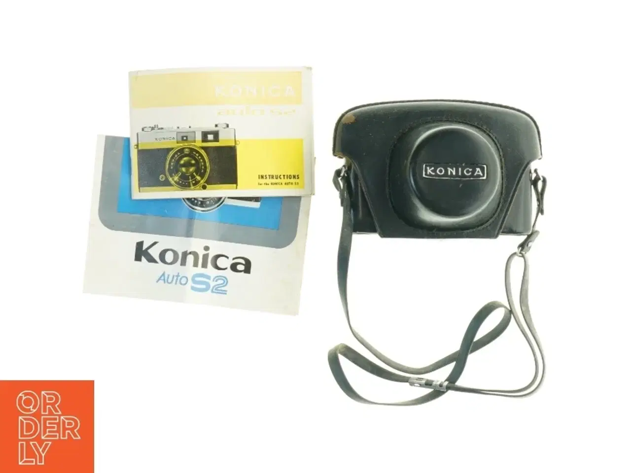Billede 2 - Konica Auto S2 kamera med etui og manual fra Konica (str. 17 x 14 cm)
