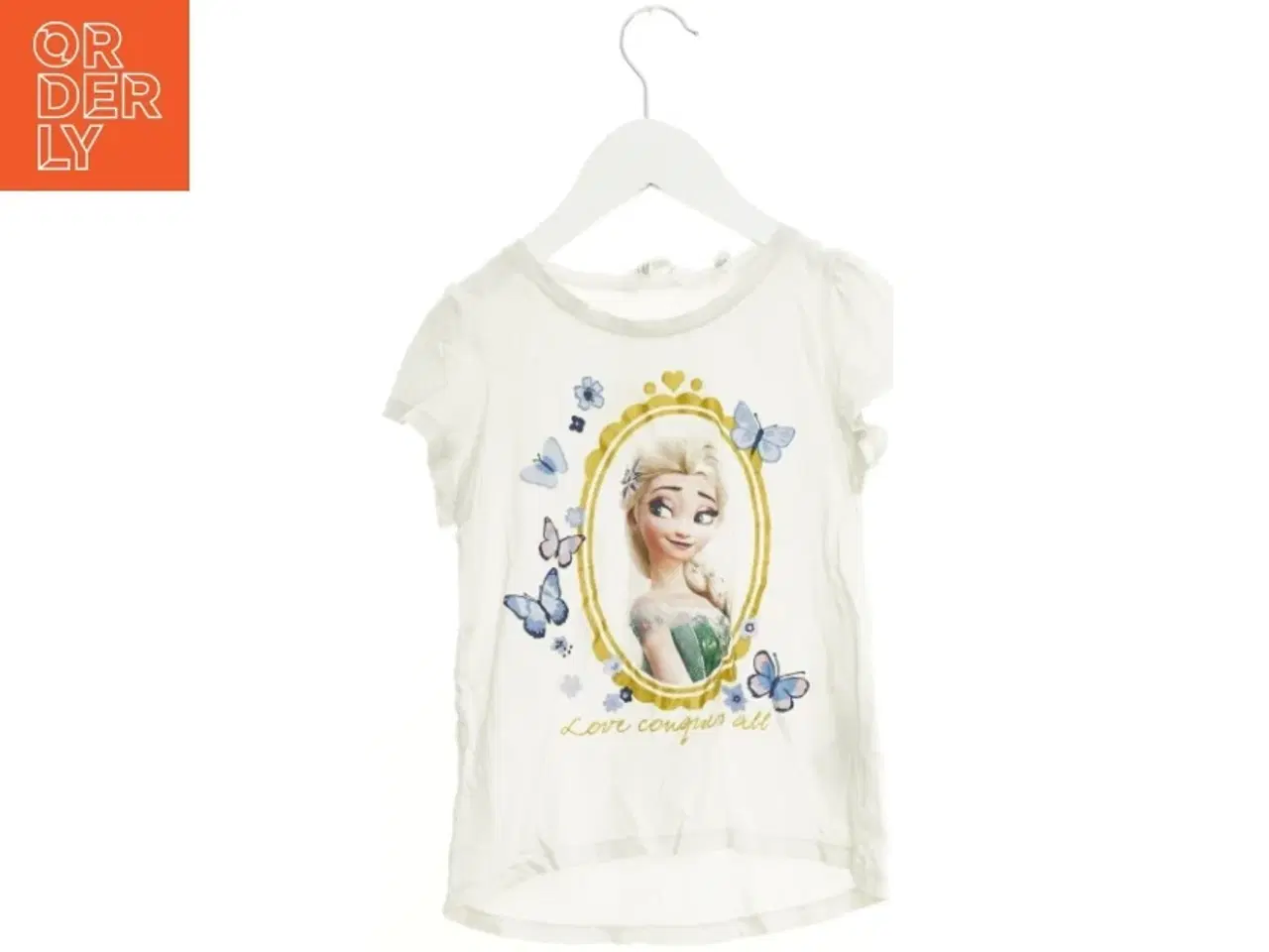Billede 1 - T-Shirt, Elsa fra H&M (str. 128 cm)