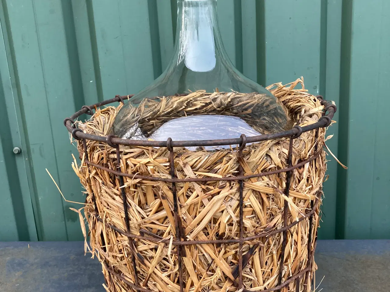 Billede 11 - Vinballon i kurv