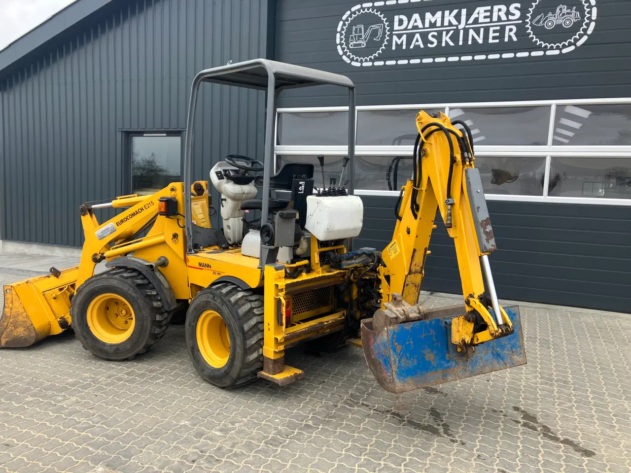 Billede 4 - EUROCOMAC E215  minilæsser/rendegraver