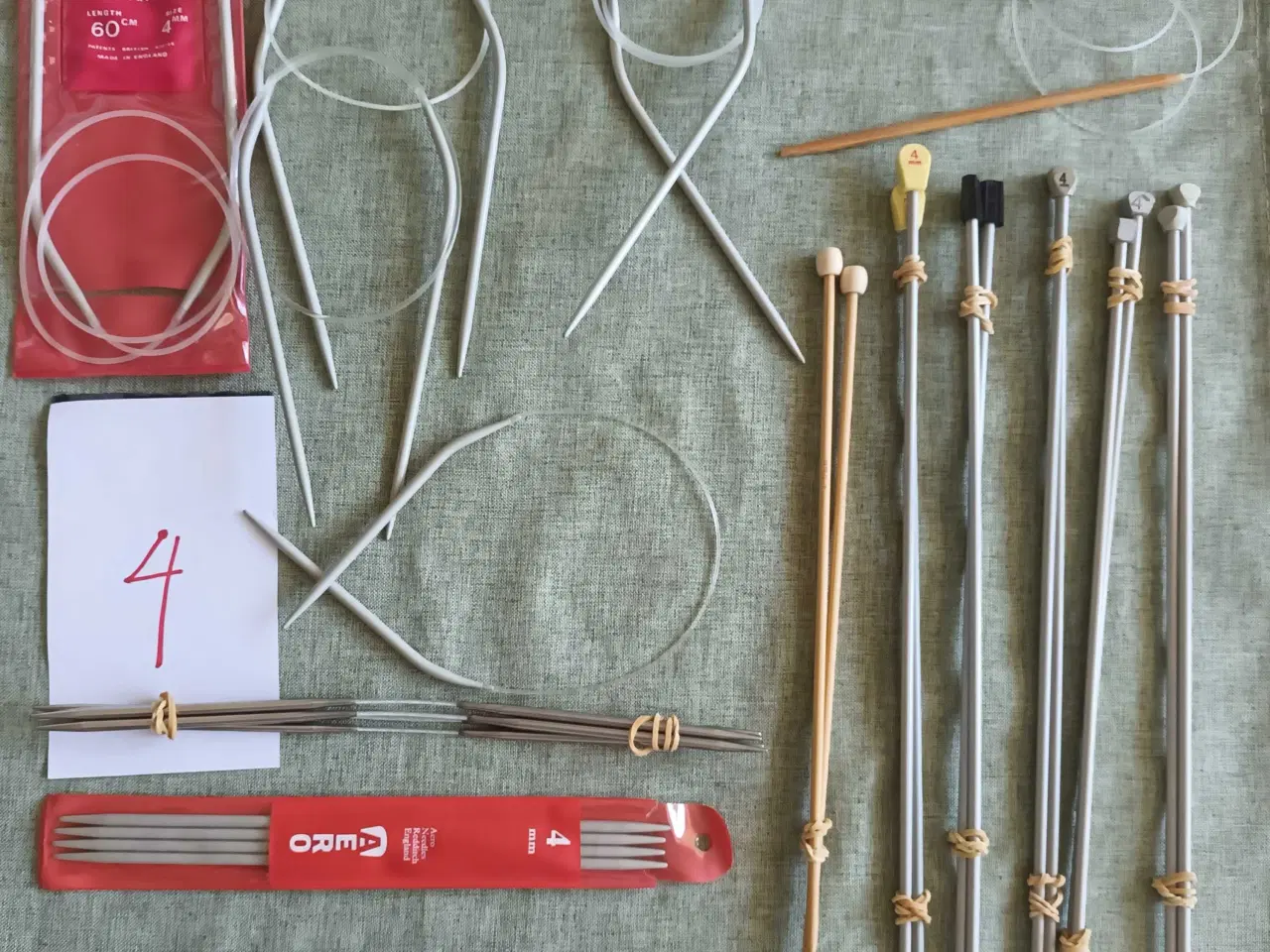 Billede 5 - Strikkepinde, rundpinde, strømpepinde og tilbehør