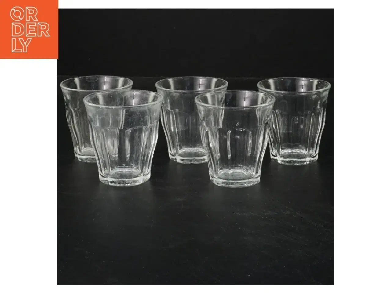 Billede 1 - Sæt med 5 glas (str. 5 styk. ø. 6,5 cm. længde. 7 cm)